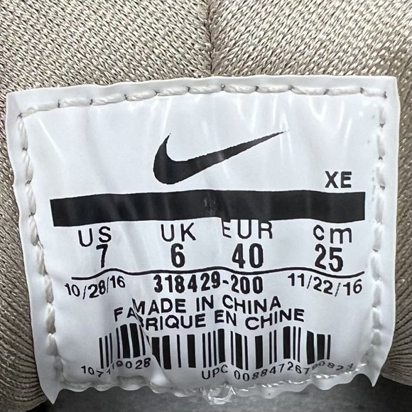 Nike‎ Air Huarache Run Wheat  Khaki Tan Shoes 318429-200 Mens sz 7 - Picture 13 of 13